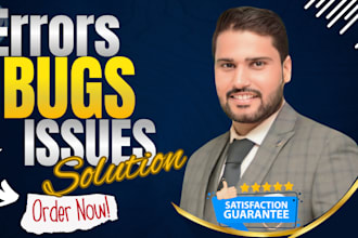fix wordpress errors, fix issues, fix bugs, fix html issues