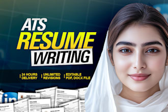 write executive fully ats optimized resume, cover letter and linkedin profile