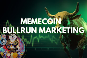 skyrocket your meme coin nft defi crypto project with bullrun marketing