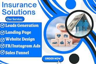 life insurance leads, health insurance leads, medicare final expense website