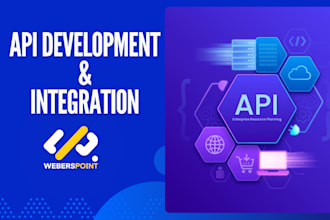 do API integration and development for your website