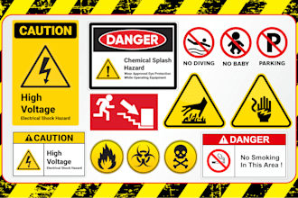 design custom safety signs to ensure workplace compliance and safety