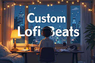 produce custom lofi beats for study, relaxation and focus