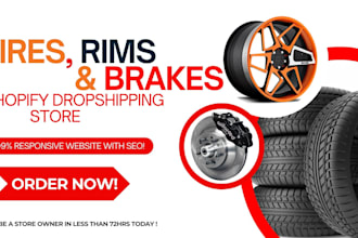 create a professional dropshipping store for auto parts