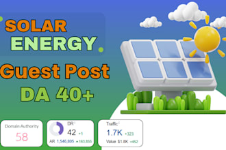 publish solar guest post from high authority solar blog with do follow backlinks