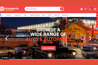 design automotive shopify store auto part store automobile auto part automotive