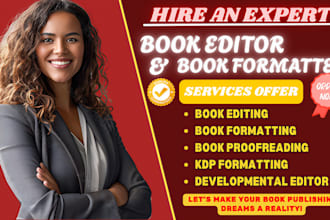 proofread, edit, format your book, kdp ebook, canva layout design, journal