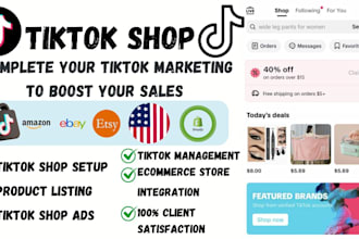 skyrocket tiktok sales, tiktoks shop syn with shopify store, ecommerce marketing
