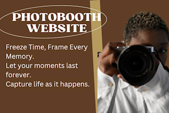 do photo booth website, 360 photo booth website with online booking
