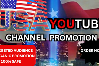do organic USA youtube channel promotion