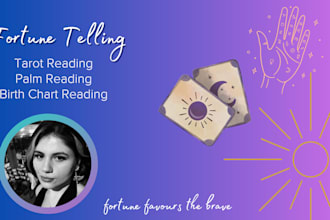 fortune telling, tarot reading, palm reading, birth chart