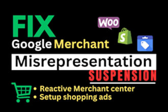 fix merchant center suspension and shopping ads issues