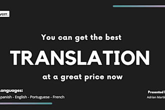 traducción del español al ingles, portugués y viceversa
