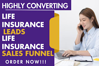 life insurance leads life insurance landing page insurance website sales funnel