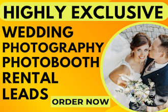 photo booth rental leads wedding photography leads facebook photography website