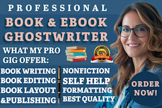 be your ebook writer ghost book writer ebook ghostwriter for health and fitness