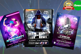 design music, bar, dj, birthday, nightclub, event, party flyers