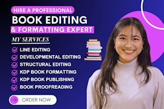 proofread and edit, format your fiction, nonfiction, memoir developmental editor