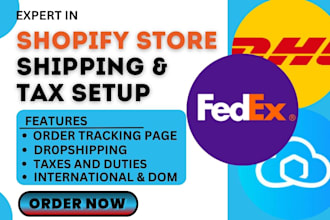 setup shopify store shipping profile and taxes conversion rate dropshpping store