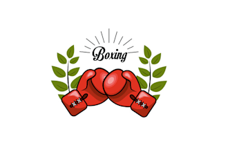 design serious boxing club and sports logo