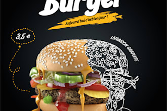 design restaurant and food menu, poster, flyer, brochure