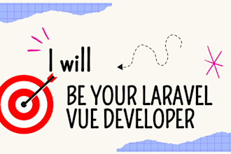 be your laravel vue js developer