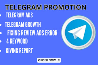 set up high profitable telegram ads approval niche fix telegram marketing