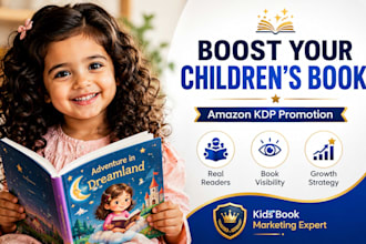 do children book promotion amazon KDP book marketing kindle ebook sales funnel
