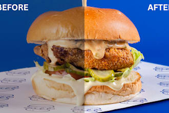 do food photo editing using lightroom
