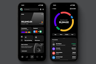 build a expense tracking, wealth management app, bill management app, saving app