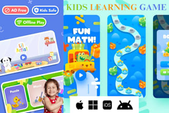 develop ai educational app kid learning app kid learning game app development