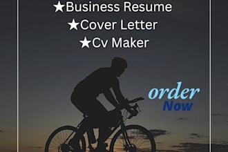 make modern professional resume design and cv design
