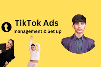 set up and manage tiktok ads for leads and sales