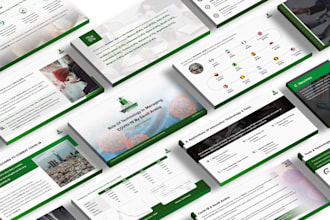 design or redesign investor pitch deck and business powerpoint presentation