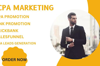 do CPA link promotion and CPA valid lead generation for your business