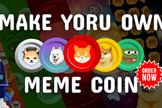 build crypto meme coin website, meme token or coin website