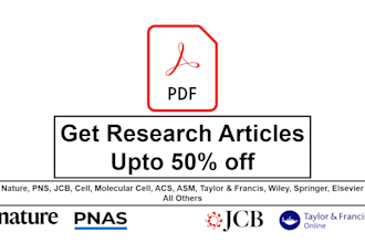 download research and review articles from paid journals at a discount