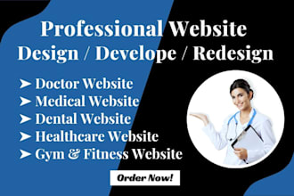 do doctor, medical, clinic, healthcare, dental, hospital, gym, fitness website