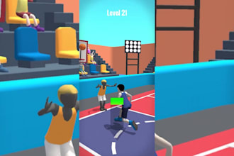 develop professional hyper casual game prototype, endless runner game in unity