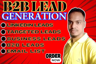 do collect b2b lead generation, linkedin leads and email list