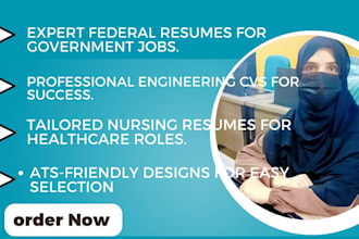 do professional cvs federal engineering and nursing resumes