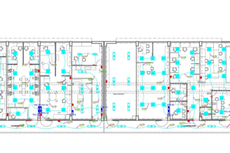 do electrical designs for commercial projects en autocad
