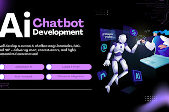 develop a custom ai chatbot using llama index, rag, llama3, nlp