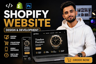 design a professional shopify store for your business