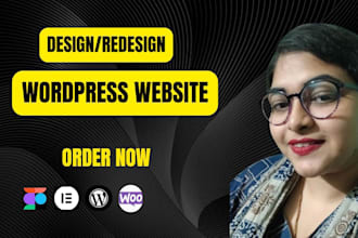 be wordpress website or website design with elementor pro