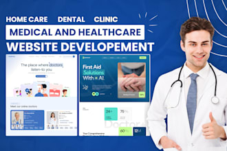design and build medical, healthcare, home care, dental, clinic website