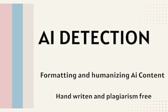 detect ai, proofread and rewrite content to human