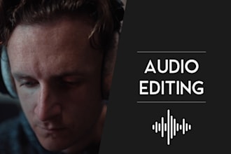 professionally edit, repair, and mix your audio