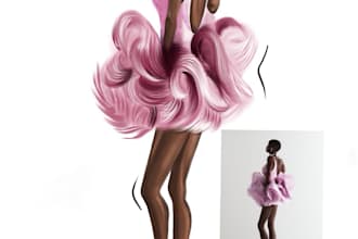 draw fashion illustration, sketch, model, design collection