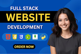 build or rebuild website development as full stack developer